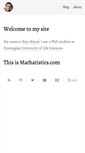 Mobile Screenshot of mathatistics.com